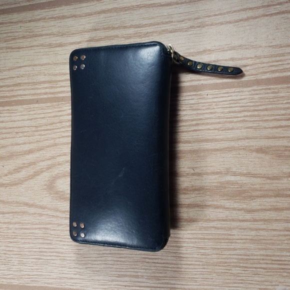 Céline Black Leather Zip Wallet – Vintage, Long Style, Authentic Designer Wallet - Picture 4 of 13